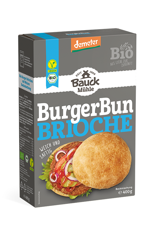 Bauck Burger Bun Brioche BIO