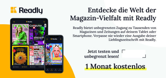 Gutscheinkarte Readly - 1 Monat