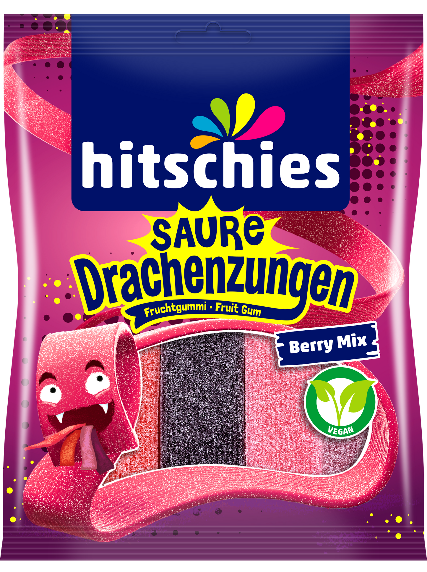 Hitschies Saure Drachenzungen Berry Mix 125g