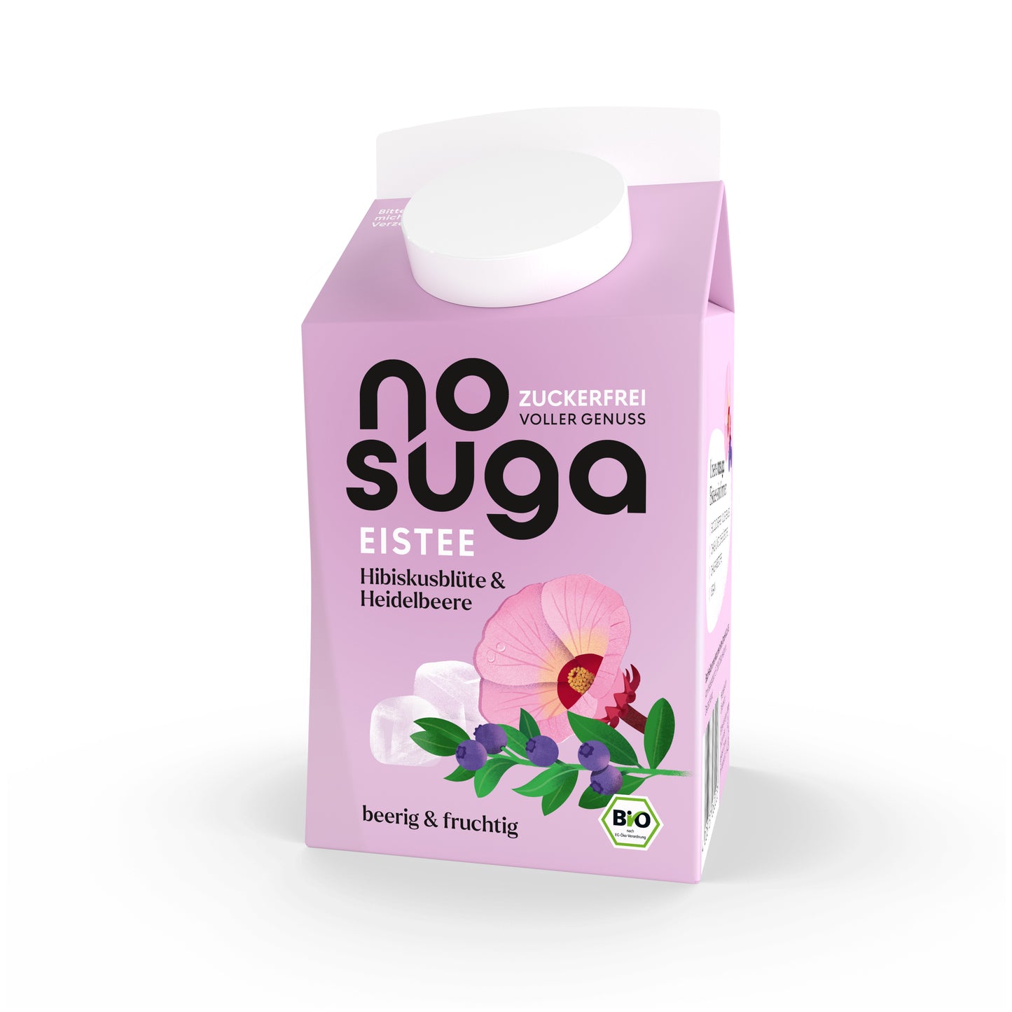 nosuga Bio Eistee Hibiskusblüte & Heidelbeere