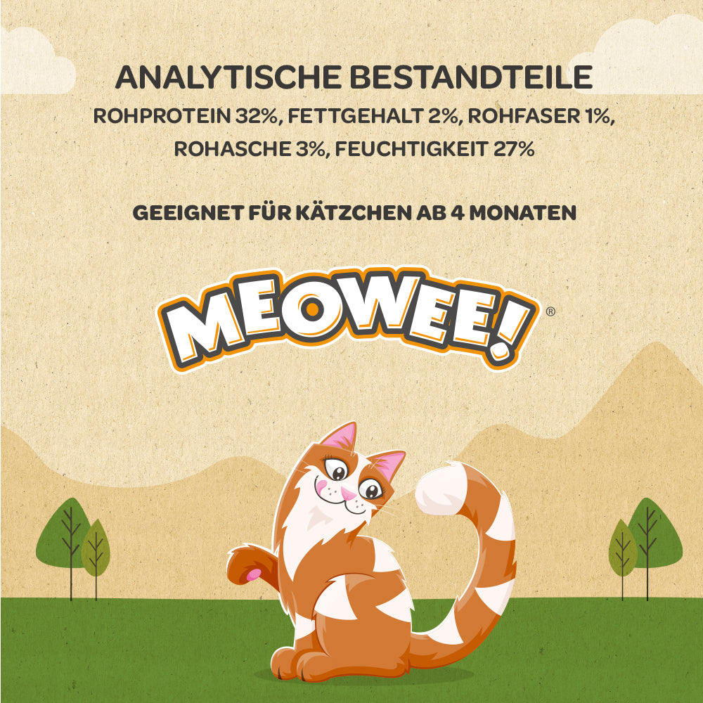 Meowee! Thunfischfilet-Streifen für Katzen, 35g