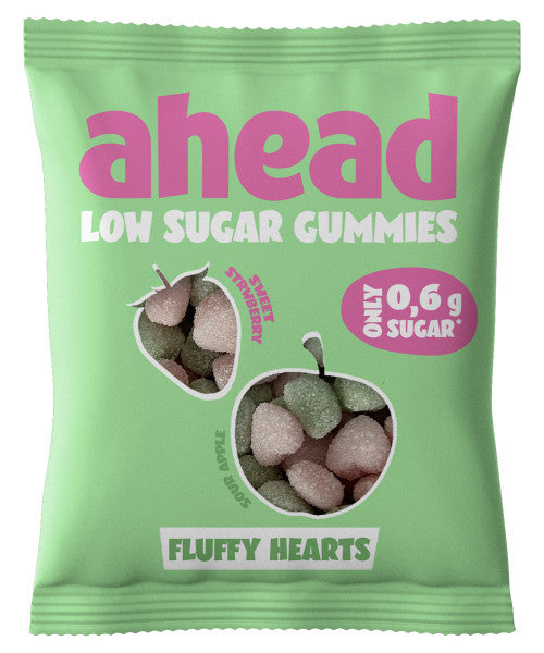 Ahead Soft Hearts Gummies Low Sugar 50g