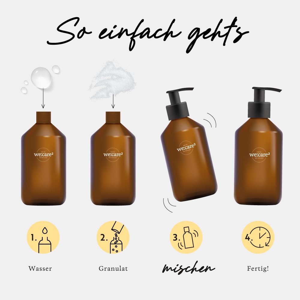 we:care² Kennenlern-Set Handseife Ingwer/Bergamotte