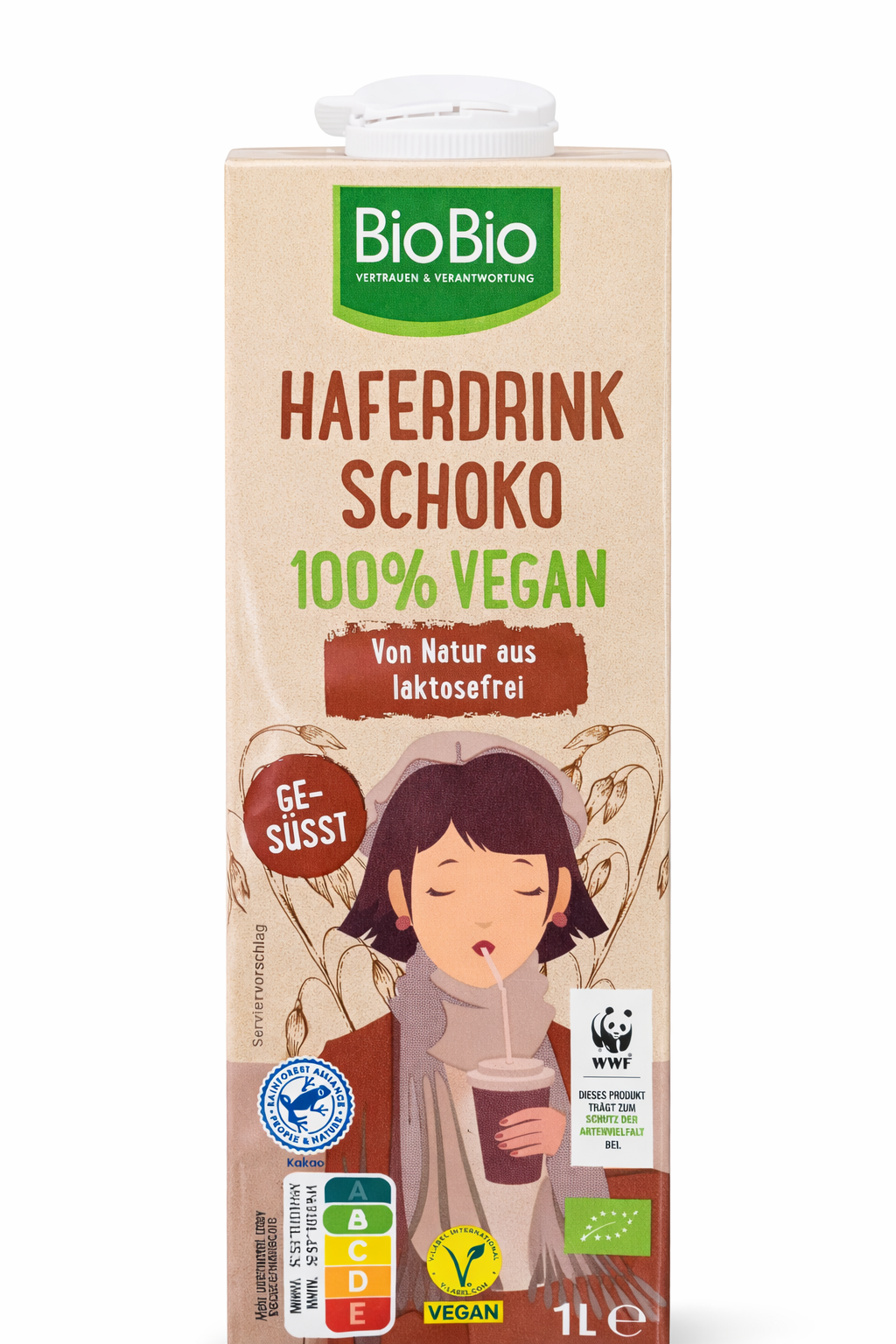 BioBio Haferdrink Schoko 1l