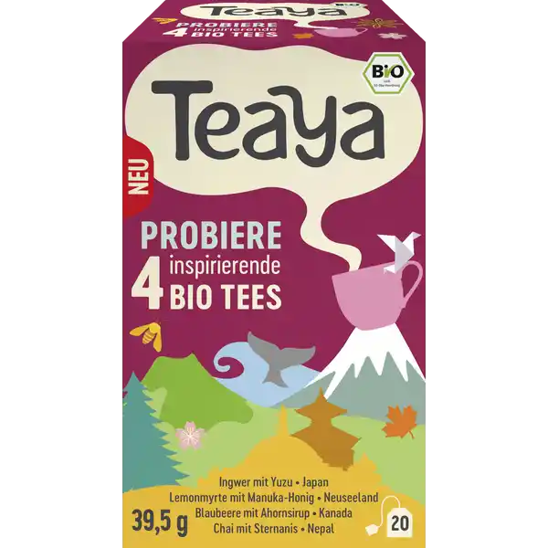 Teaya Bio Tee Set Selektion aus 4 Sorten