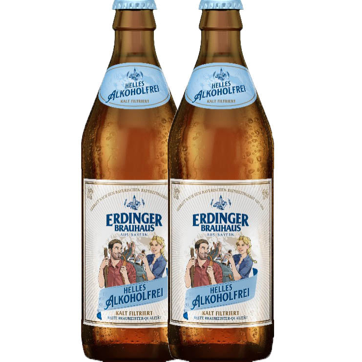 ERDINGER Brauhaus Helles Alkoholfrei 2x