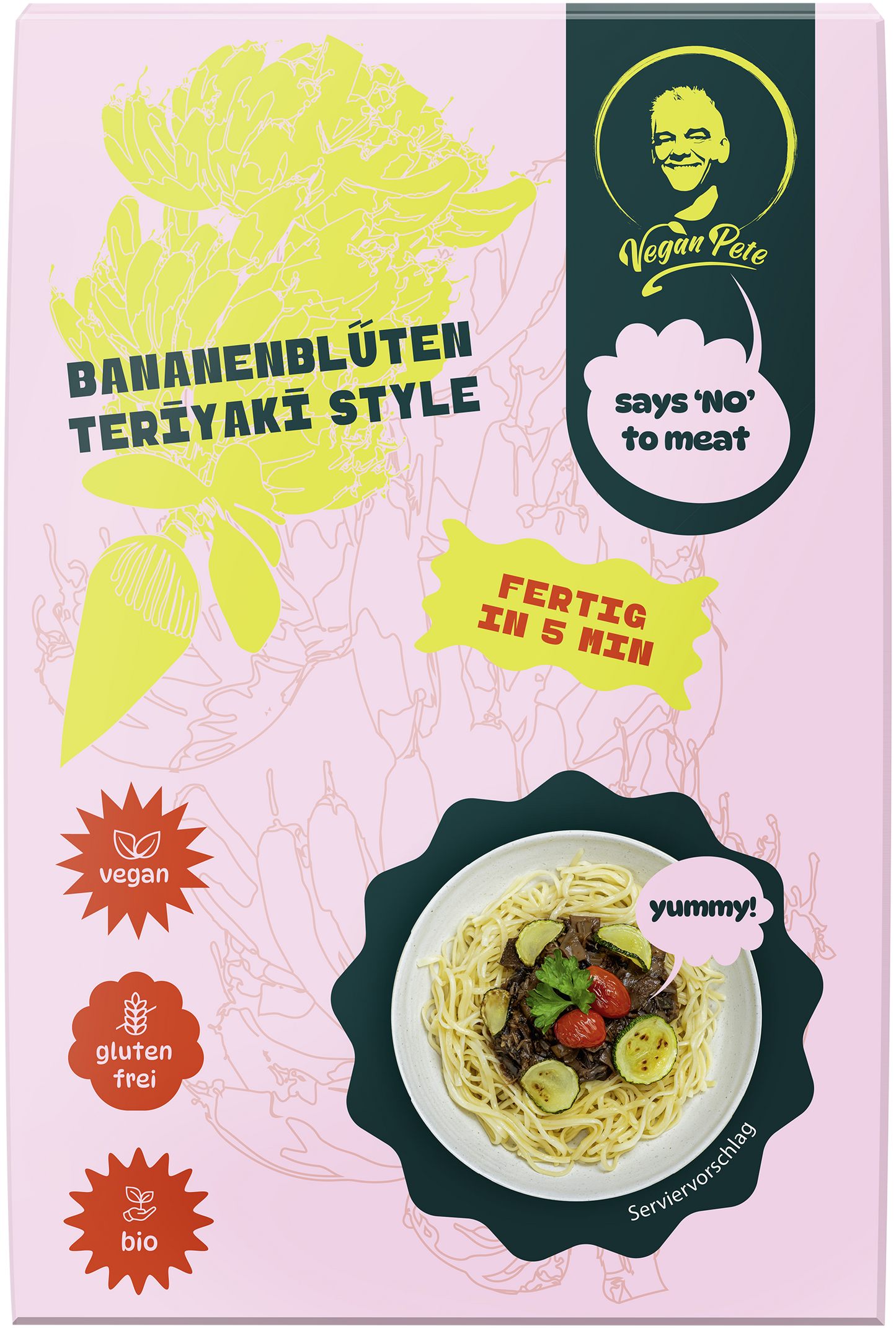 VeganPete – Bananenblüten Teriyaki Style