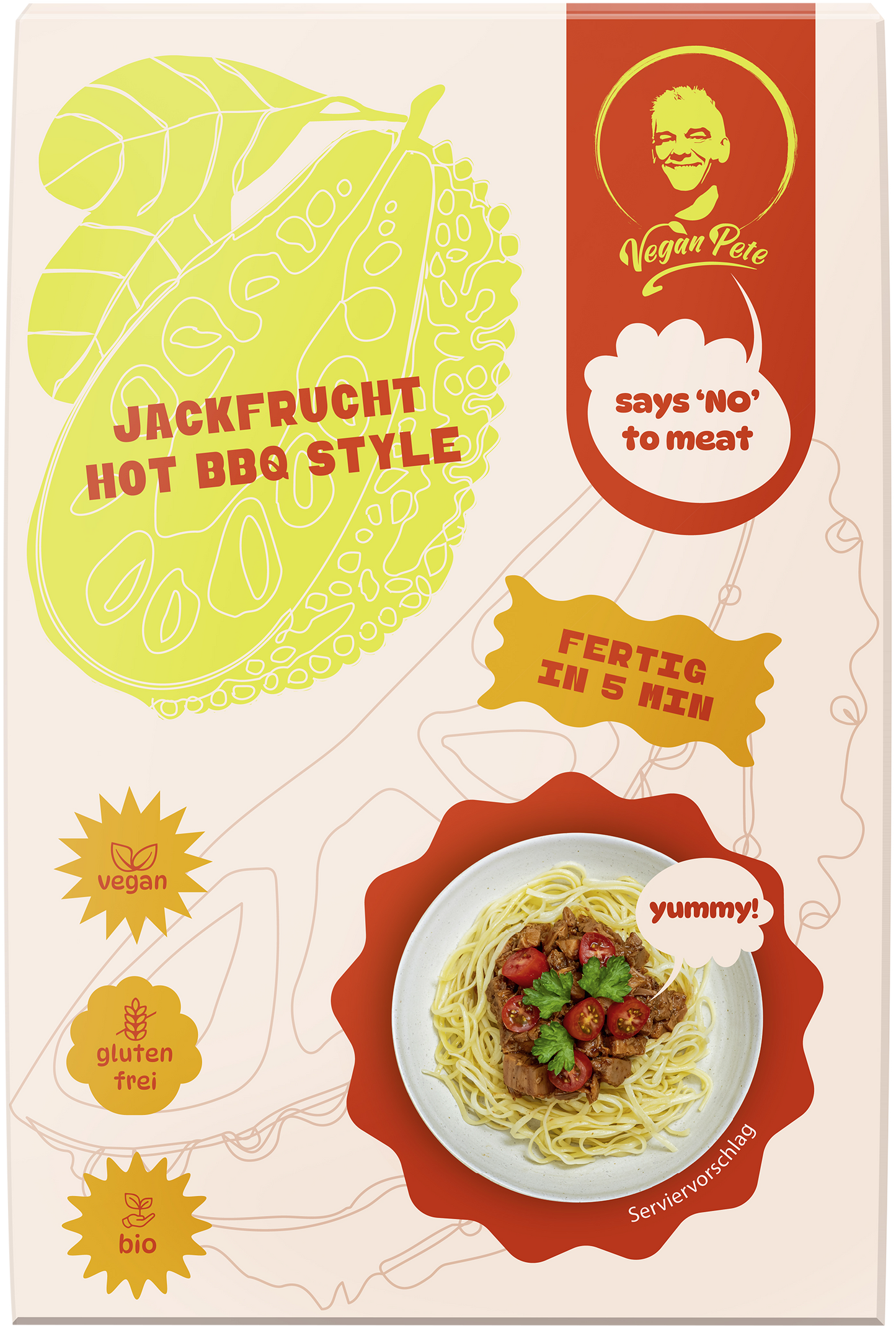 VeganPete – Jackfrucht Hot BBQ Style