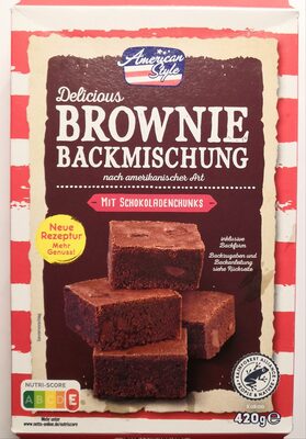 Delicious Brownie Backmischung – American Style – 420 g
