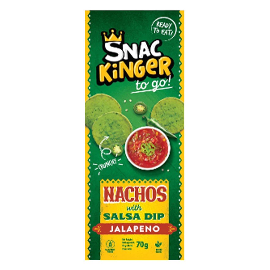 Snac Kinger To Go JALAPENO mit Salsa Dip