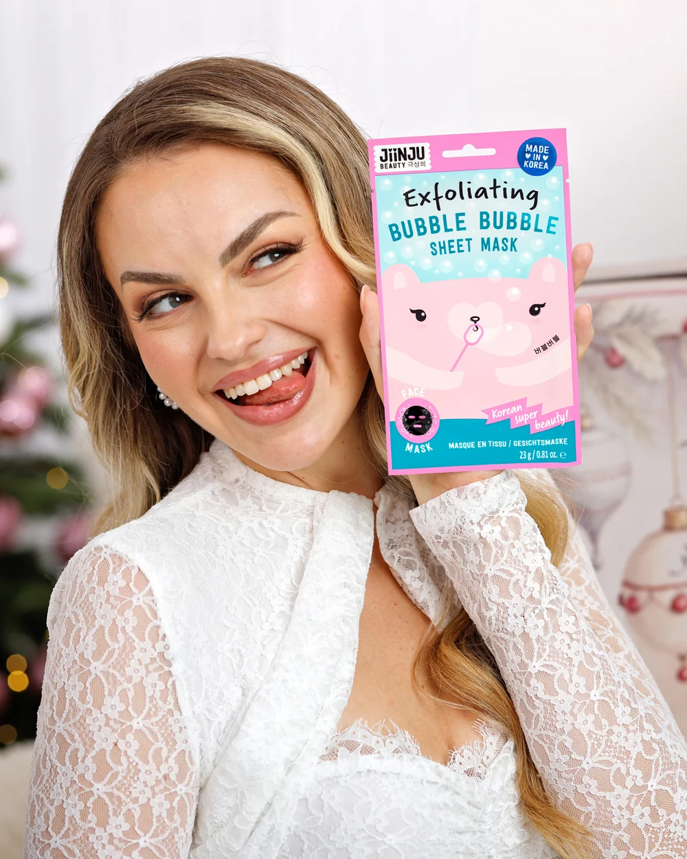 xLaeta mit JiiNJU Exfoliating Bubble Bubble Sheet Mask