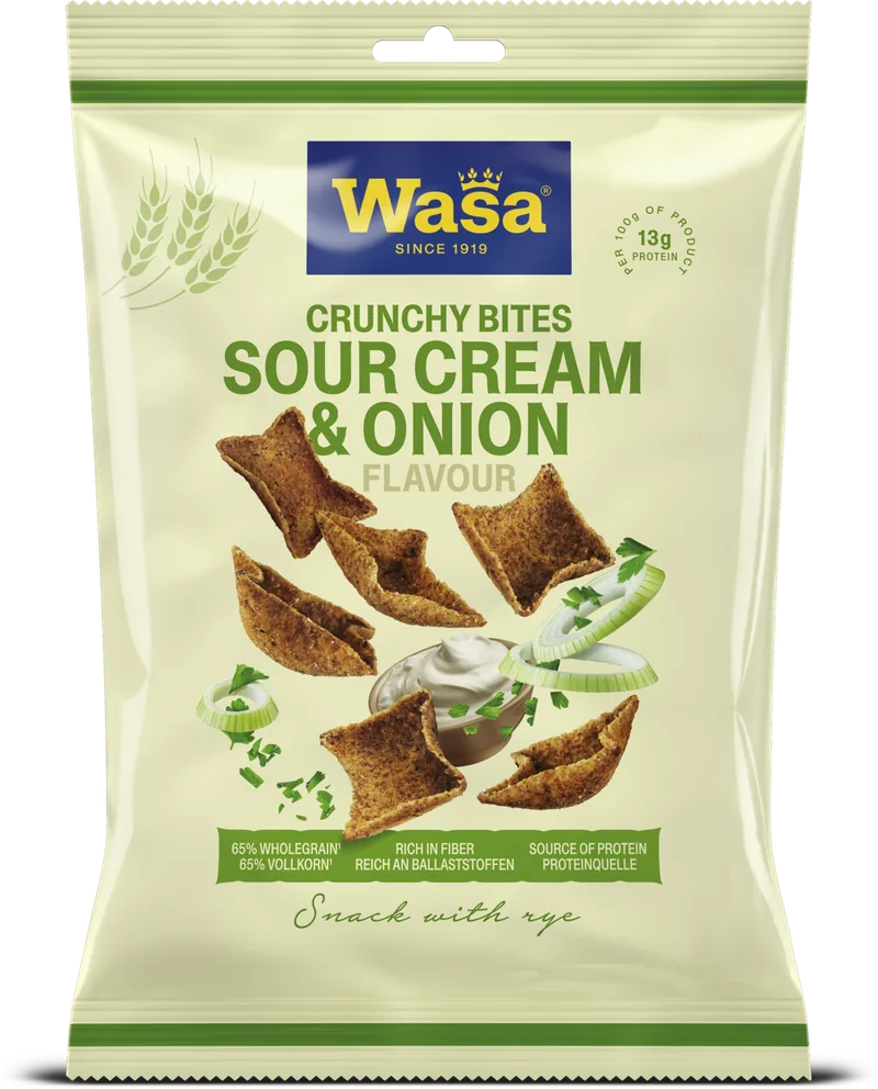 Wasa Crunchy Bites Sour Cream & Onion