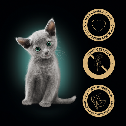 SHEBA® Portionsbeutel Kitten in Sauce mit Huhn 85g - 4er Set