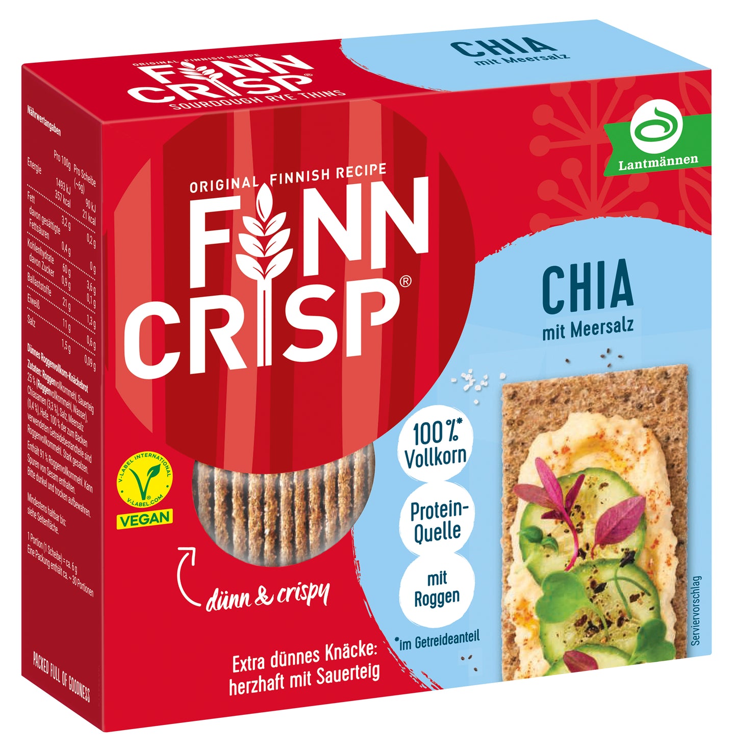 FINN CRISP Chia mit Meersalz