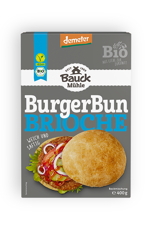 Bauck Burger Bun Brioche BIO