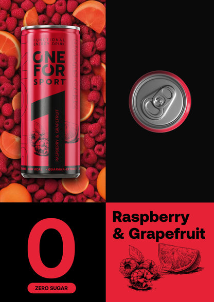 ONE FOR Sport Raspberry & Grapefruit