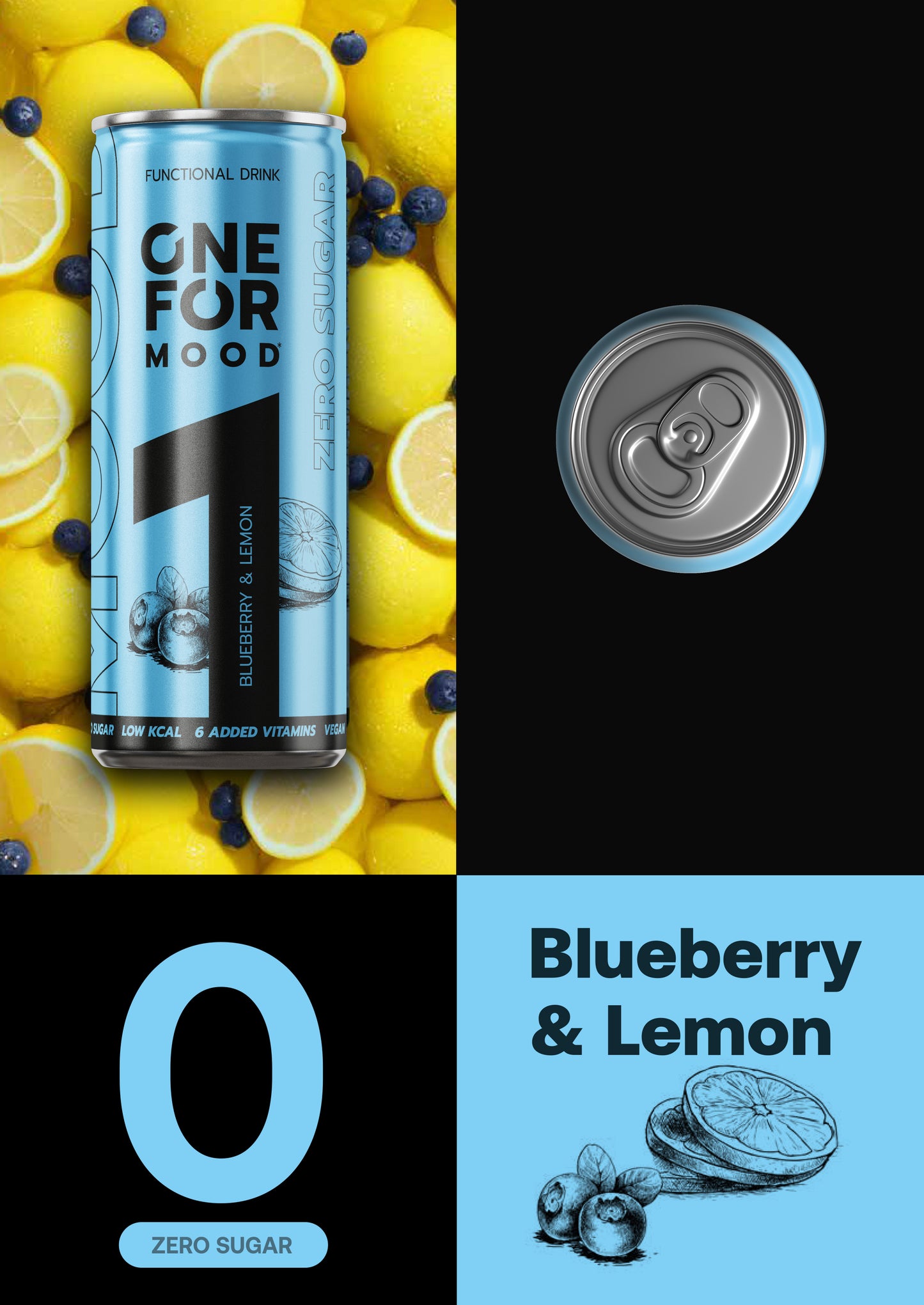 ONE FOR Mood Blueberry & Lemon