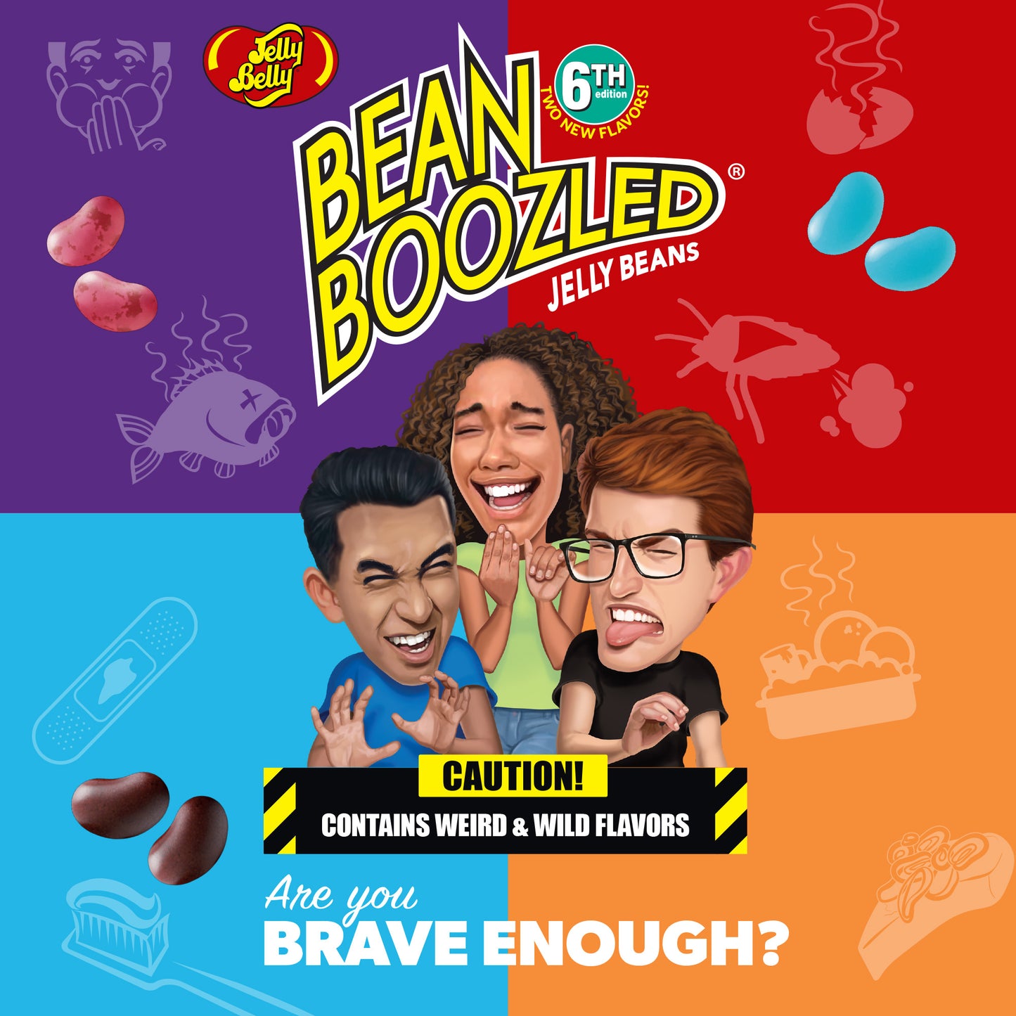 Jelly Belly  BEANBOOZLED FLIP TOP BOX 45g