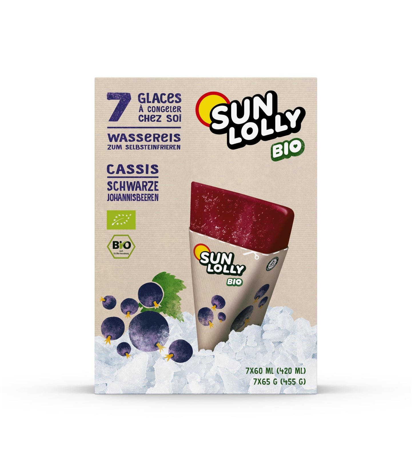 Sun Lolly Bio Schwarze Johannisbeere