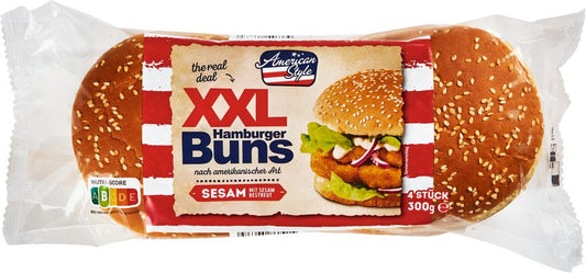 American Style XXL Hamburger Burger Buns