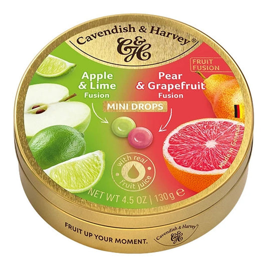 Fruit Fusion Drops – Apple&Lime / Pear&Grapefruit, 130g