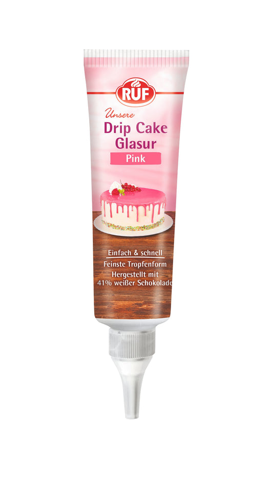 RUF Drip Cake Glasur Pink