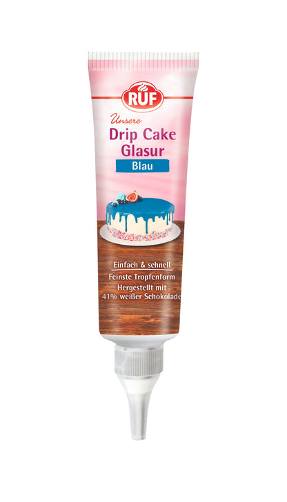 RUF Drip Cake Glasur Blau