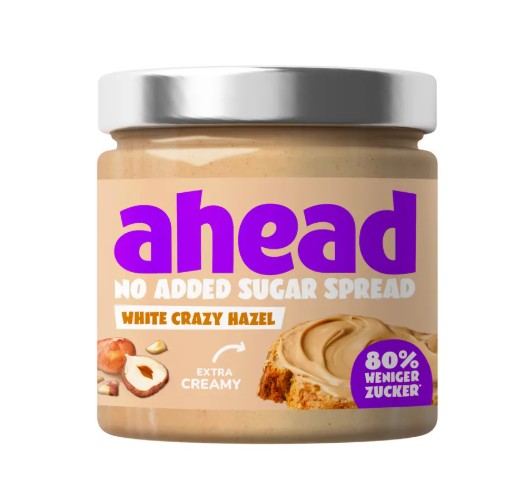 ahead White Crazy Hazel No Added Sugar Spread