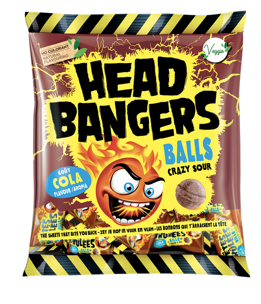 Head Bangers Crazy Sour Balls Cola
