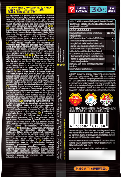 Pac-Man Gummies, sugar reduced 50g