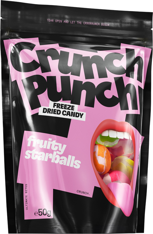 Crunch Punch Fruity Starballs, 50g