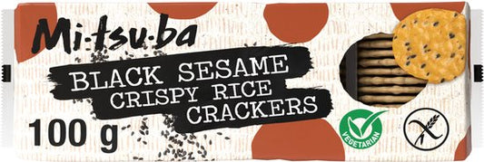 Mitsuba Black Sesame Crispy Rice Crackers
