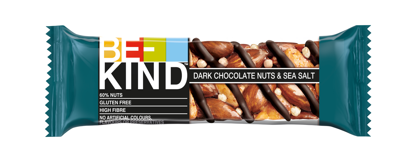 BE-KIND Dark Chocolat Nuts & Sea Salt
