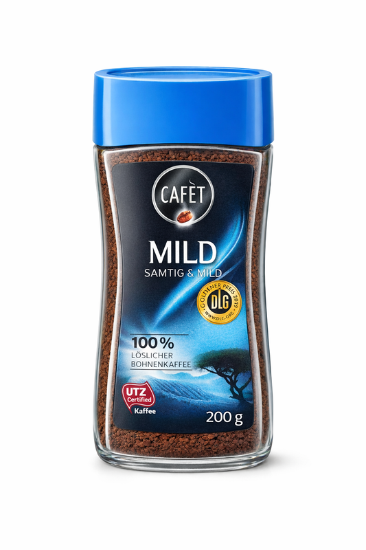 Cafet Instantkaffee Mild 200 g