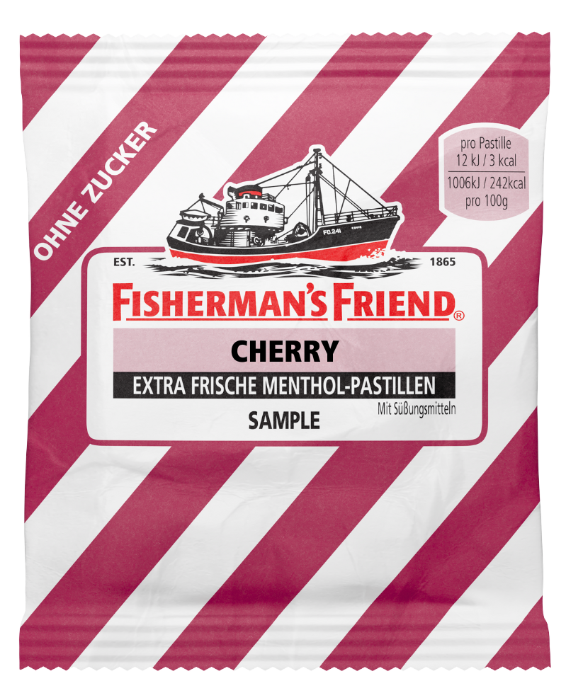 Fisherman's Friend Cherry ohne Zucker 5er Sample