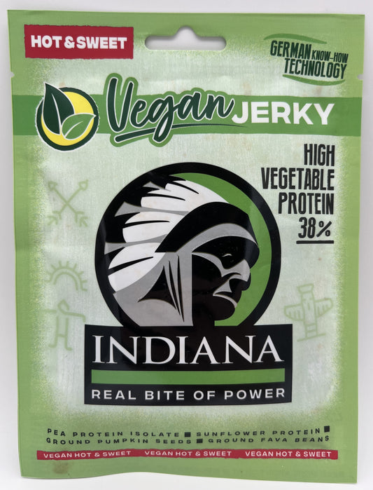 Indiana Vegan Jerky Hot  Sweet
