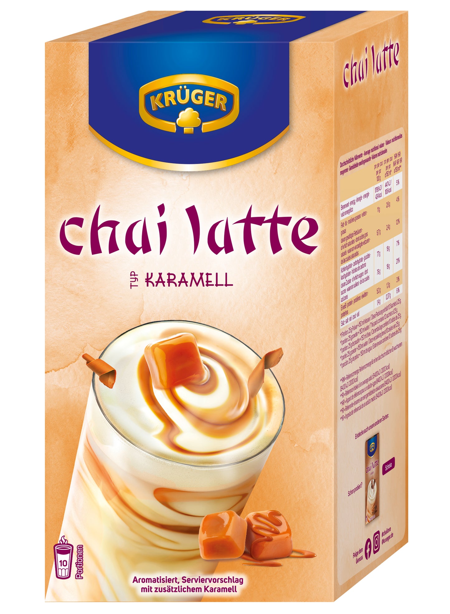 KRÜGER chai latte Karamell
