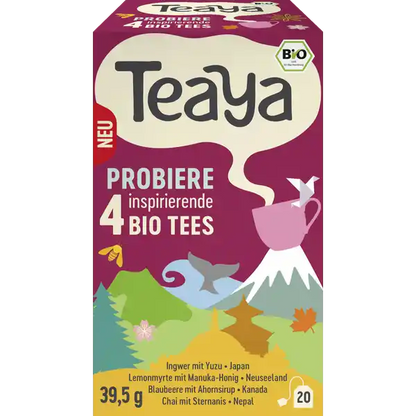 Teaya Bio Tee Set Selektion aus 4 Sorten