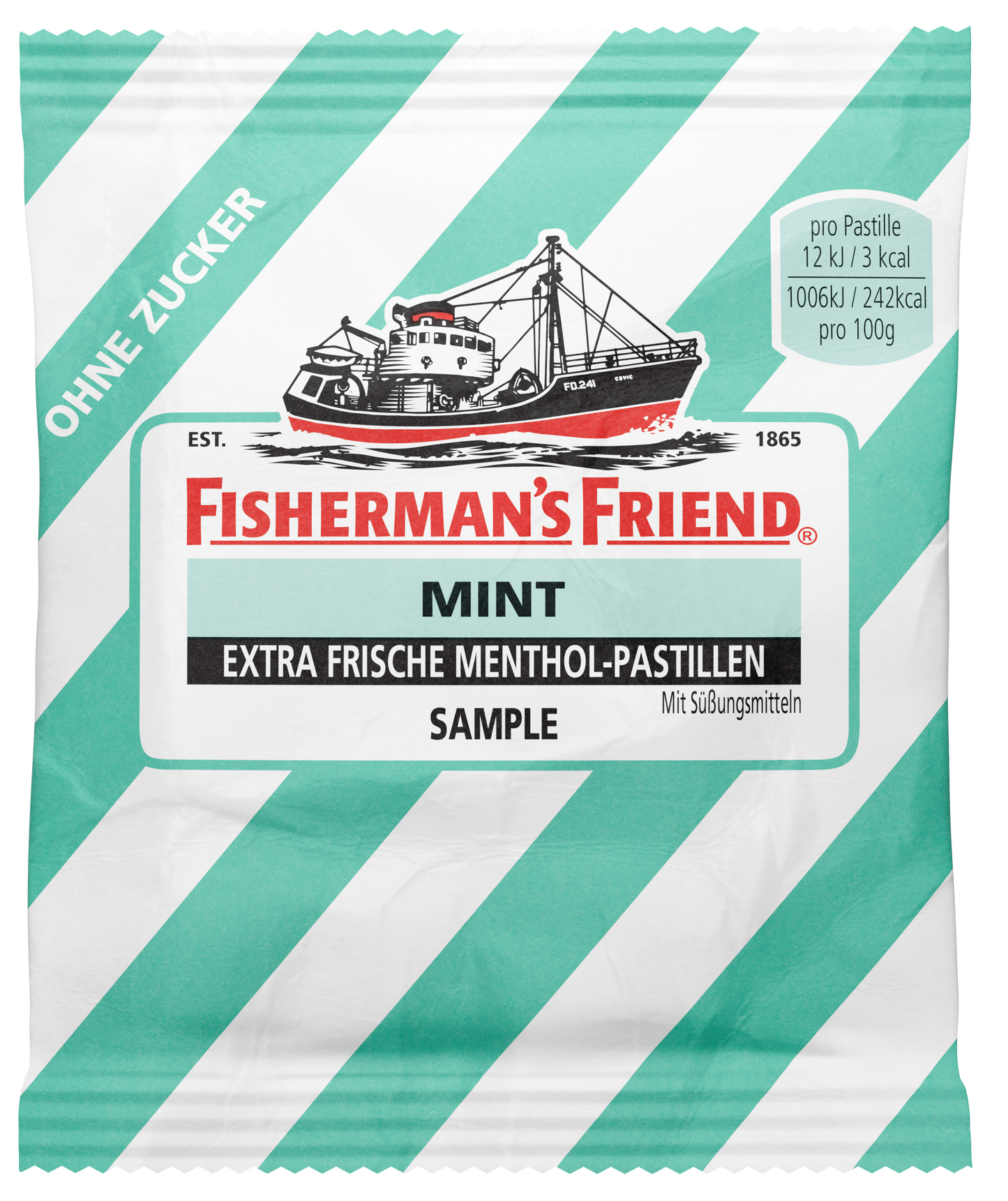 Fisherman's Friend Mint ohne Zucker 5er Sample