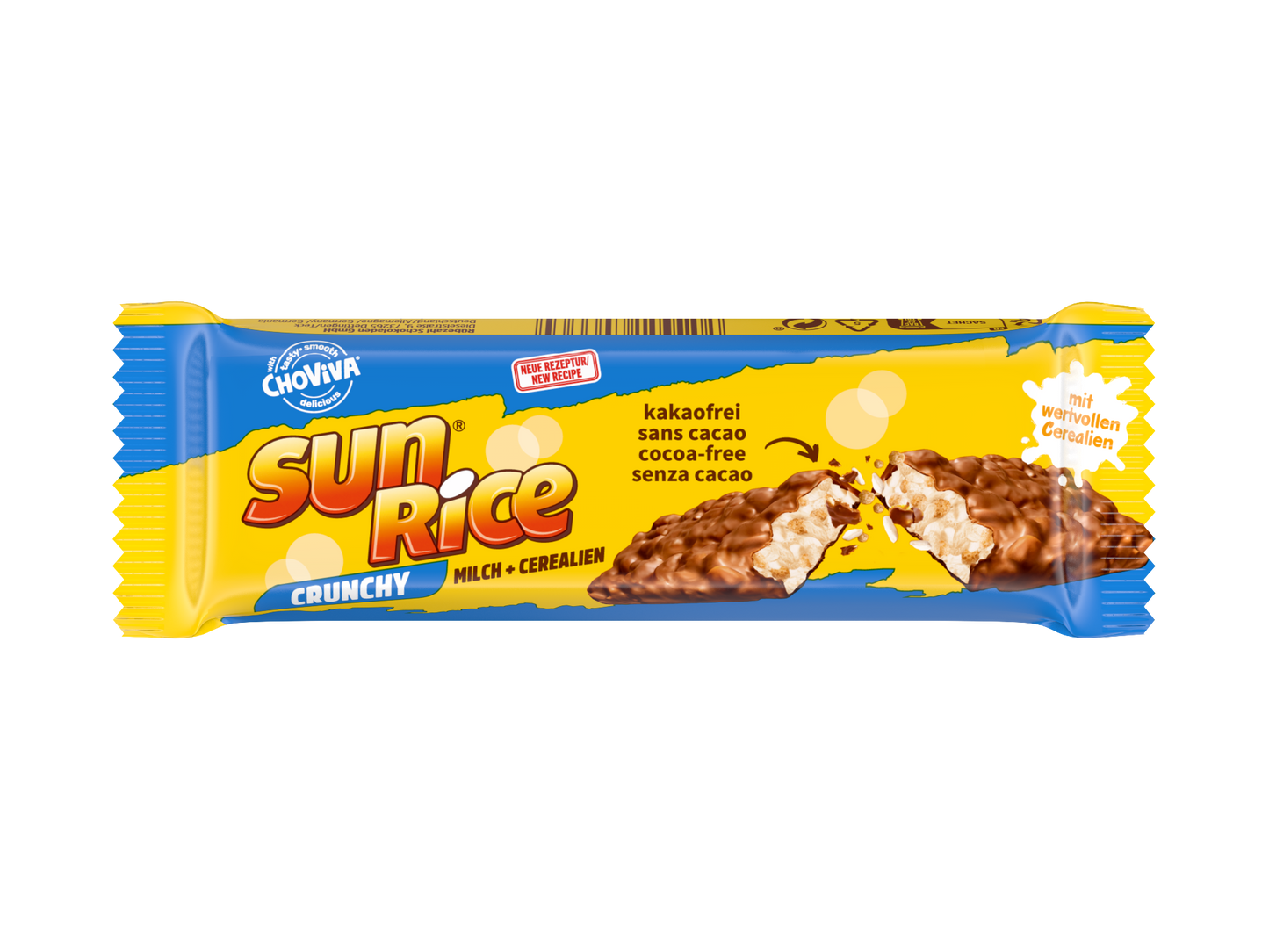 Sun Rice ChoViva Crunchy Milch + Cerealien Riegel