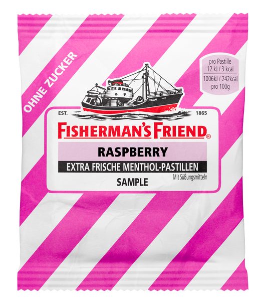Fisherman's Friend Raspberry ohne Zucker 5er Sample