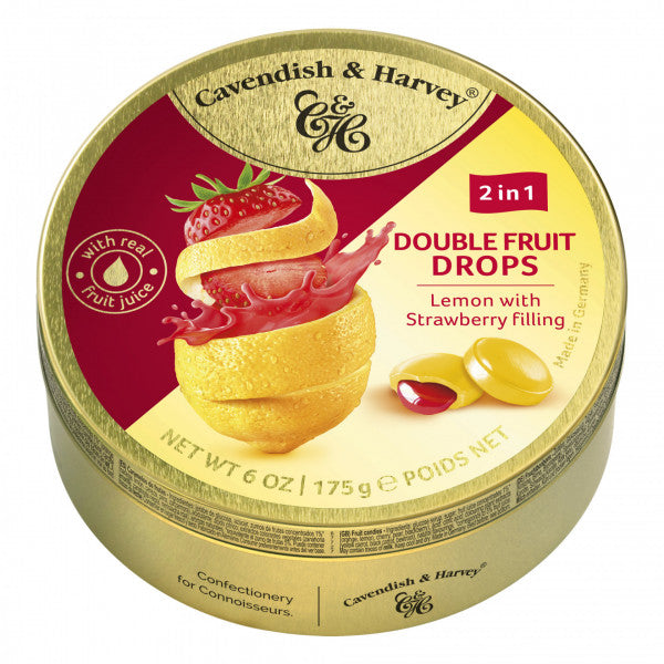 Cavendish & Harvey DUO FRUIT LEMON FILL STRAWB.