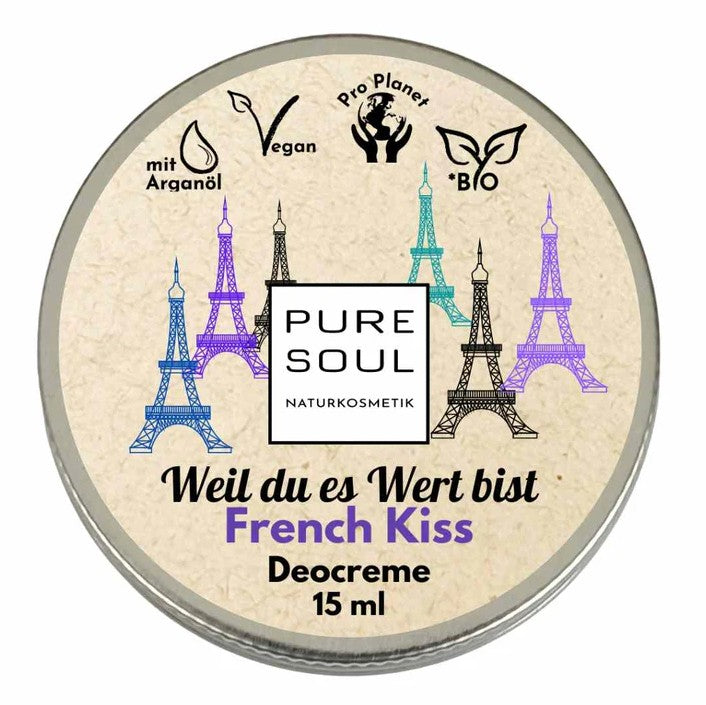 PURE SOUL Deocreme  bio vegan - French Kiss