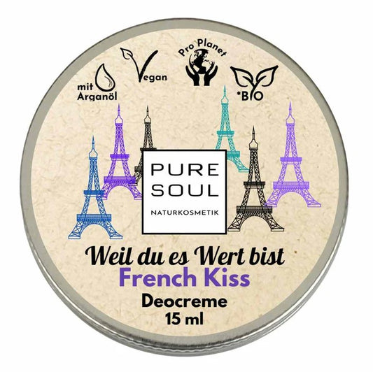 PURE SOUL Deocreme  bio vegan - French Kiss