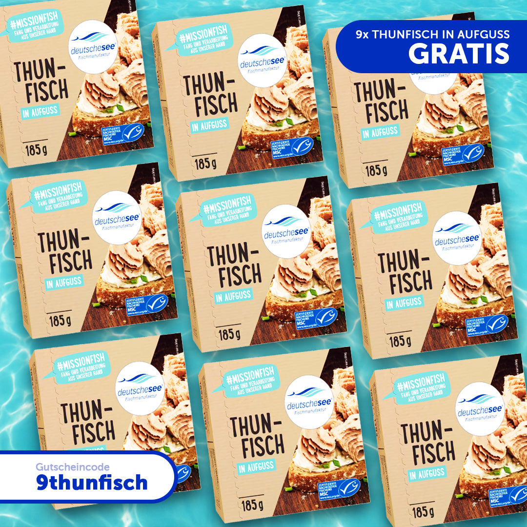 9x Thunfisch in Aufguss