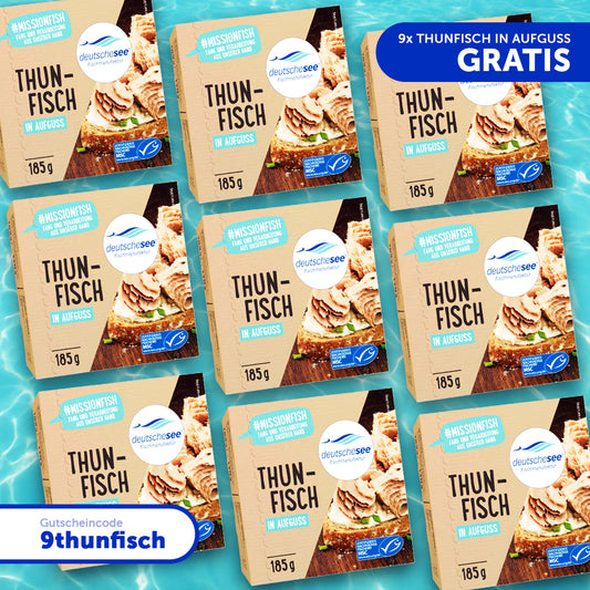 9x Thunfisch in Aufguss