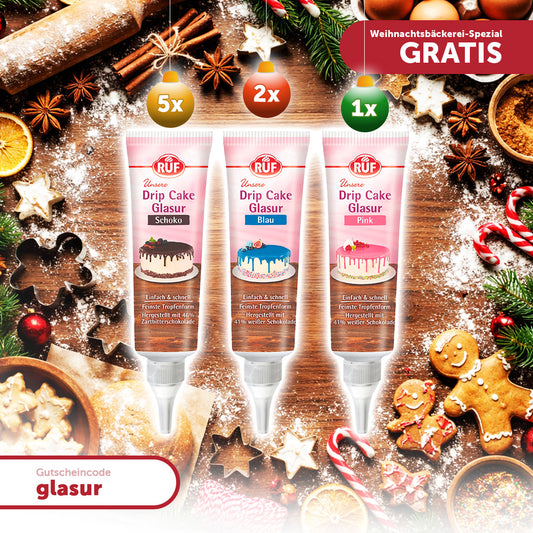 Weihnachtsbäckerei 2025 glasur